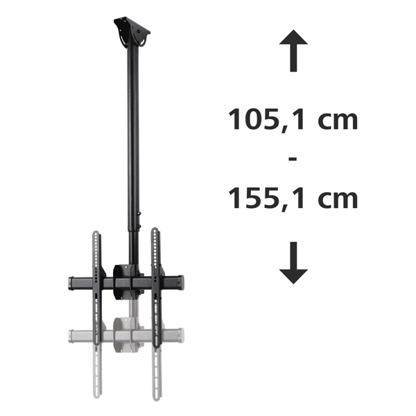 Hama stropní držák TV, 105-155 cm, 400x400, otočný