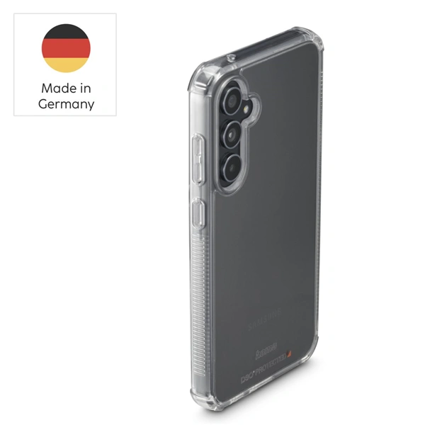 Hama Extreme Protect, kryt pro Samsung Galaxy A35 5G, materiál D3O®, nežloutne, průhledný