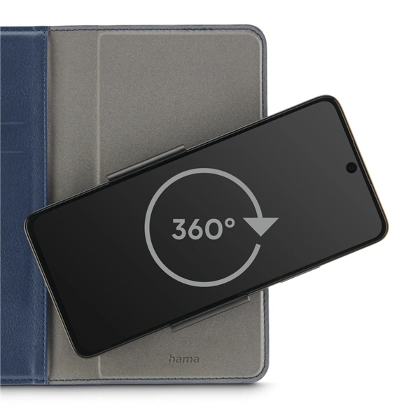 Hama Eco Universal, pouzdro-knížka na mobil, pro zařízení do 8x17 cm, modré