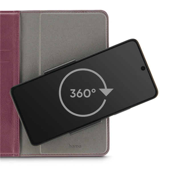 Hama Eco Universal, pouzdro-knížka na mobil, pro zařízení do 8x17 cm, červené