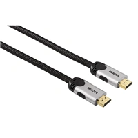 Hama HDMI kabel, 3 m, pozlacený, opletený, nebalený