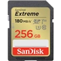 SanDisk Extreme 256 GB SDXC Memory Card 180 MB/s & 130 MB/s UHS-I, Class 10, U3, V30