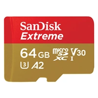 SanDisk Extreme microSDXC card for Mobile Gaming 64GB 170MB/s & 80MB/s , A2 C10 V30 UHS-I U3