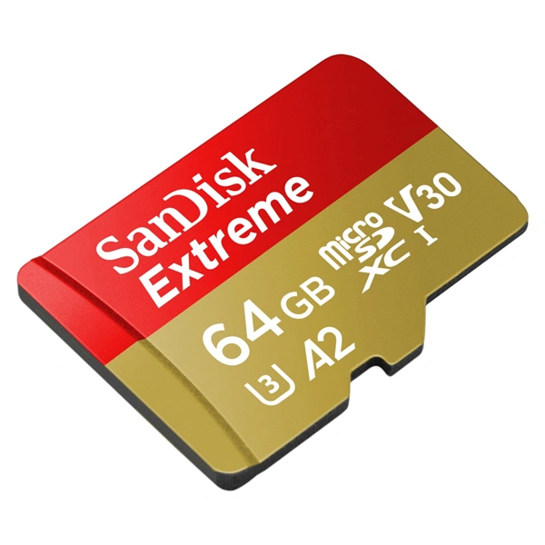 SanDisk Extreme microSDXC card for Mobile Gaming 64GB 170MB/s & 80MB/s , A2 C10 V30 UHS-I U3