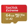 SanDisk Extreme microSDXC card for Mobile Gaming 64GB 170MB/s & 80MB/s , A2 C10 V30 UHS-I U3