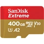 SanDisk Extreme microSDXC 400 GB + SD Adapter 190 MB/s & 130MB/s  A2 C10 V30 UHS-I U3