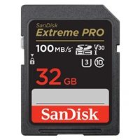 SanDisk Extreme PRO 32GB SDHC Memory Card 100MB/s & 90MB/s, UHS-I, Class 10, U3, V30