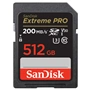 SanDisk Extreme PRO 512GB SDXC Memory Card 200MB/s & 140MB/s, UHS-I, Class 10, U3, V30