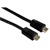 Hama HDMI kabel vidlice-vidlice, pozlacený, 3*, 0,75 m