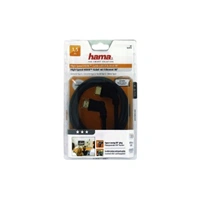 Hama HDMI kabel vidlice-vidlice, kolm konektory, pozlacen, 3*, 1,5 m