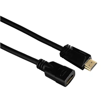 Hama HDMI prodluovací kabel vidlice-zásuvka, pozlacený, 3*, 3 m