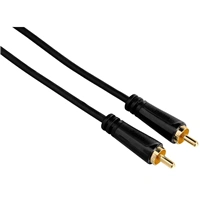 Hama video kabel cinch - cinch, pozlacený, 3*, 1,5 m
