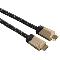 Hama Ultra High Speed HDMI kabel, 1 m, 5*, 8K, pozlacený, kovové vidlice