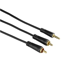 Hama audio kabel jack - 2 cinch, pozlacený, 3*, 10 m