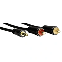 Hama audio kabel jack - 2 cinch, pozlacen, 3*, 10 m