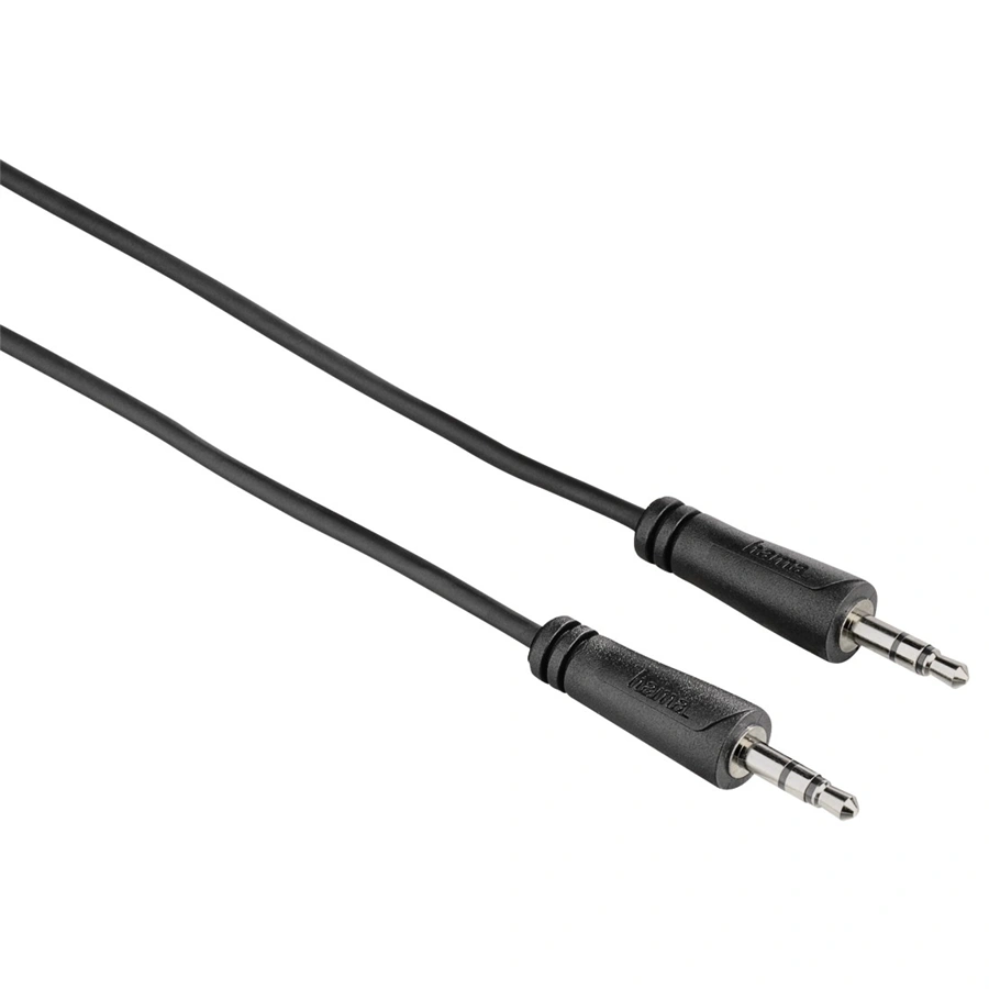Hama audio kabel jack - jack, 1*, 0,75 m