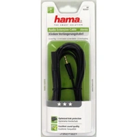 Hama prodluovac audio kabel jack 3,5mm stereo, 3 m, pozlacen, 3*