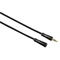 Hama prodluovací audio kabel jack 3,5 mm stereo, 5 m, pozlacený, 3*