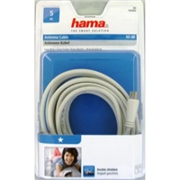 Hama antnn kabel vidlice-zsuvka, 90 dB, 1*, 5 m