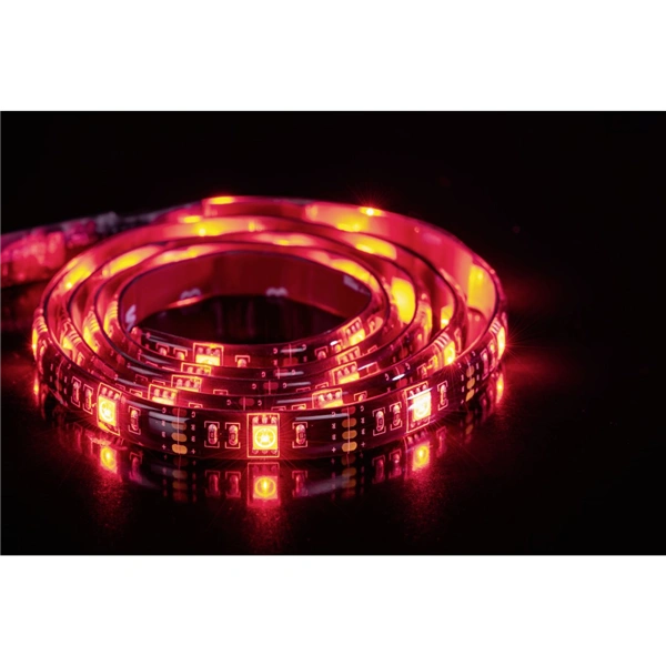 Hama USB LED světelný pásek s integrovaným ovládáním, RGB podsvícení, 1 m, 12 ks v displeji