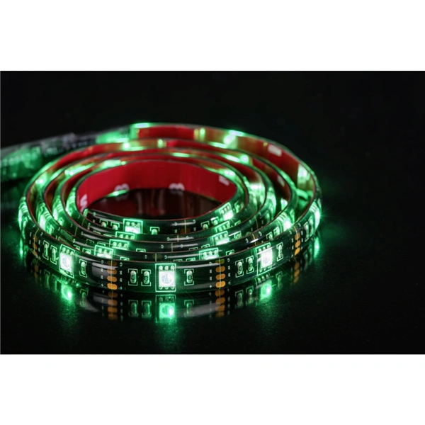 Hama USB LED světelný pásek s integrovaným ovládáním, RGB podsvícení, 1 m, 12 ks v displeji