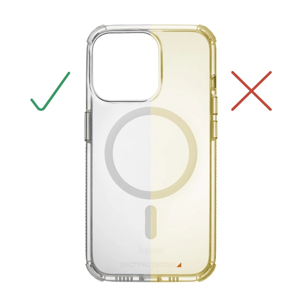 Hama Extreme Protect MagCase, kryt pro Apple iPhone 16 Pro, magnetický, D3O®, nežloutne, průhledný