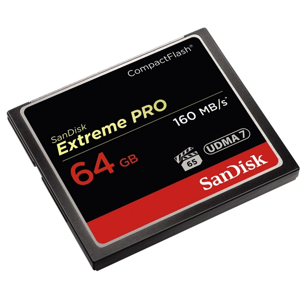 SanDisk Extreme Pro CF 64 GB 160 MB/s VPG 65, UDMA 7