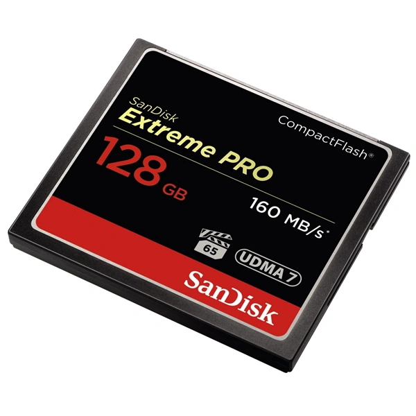 SanDisk Extreme Pro CF 128 GB 160 MB/s VPG 65, UDMA 7