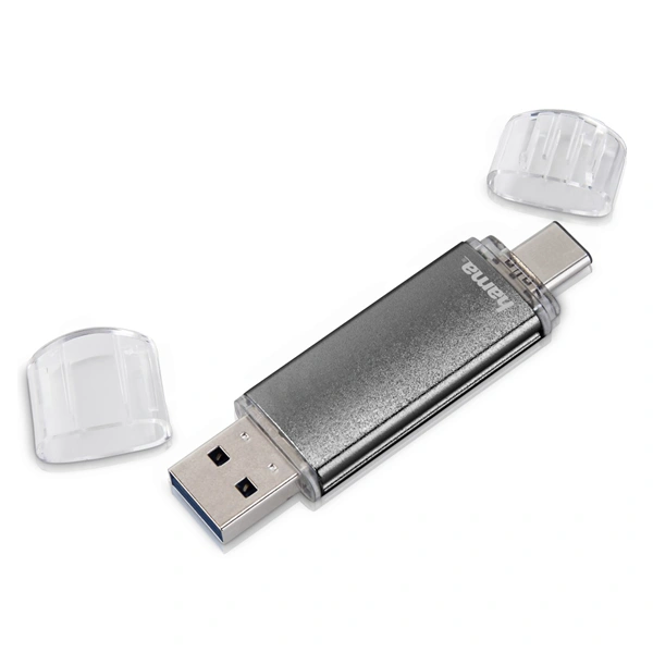 Hama flashPen Laeta Twin 16 GB 10 MB/s, šedá