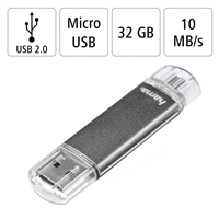 Hama flashPen "Laeta Twin" 32 GB 10 MB/s, ed