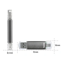 Hama flashPen "Laeta Twin" 32 GB 10 MB/s, ed