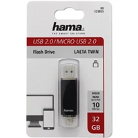 Hama flashPen "Laeta Twin" 32 GB 10 MB/s, ed
