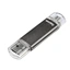 Hama flashPen Laeta Twin 32 GB 10 MB/s, šedá