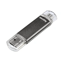 Hama flashPen "Leata Twin" 64 GB 10 MB/s USB 2.0, šedá