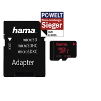 Hama microSDXC 64 GB UHS Speed Class 3 UHS-I 80 MB/s + adpatr