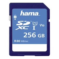 Hama SDXC 256 GB Class 10, UHS-I 80 MB/s