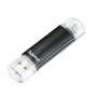 Hama USB flash disk Laeta Twin, USB 3.0, 16 GB, 40 MB/s, černý