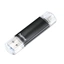 Hama USB flash disk Laeta Twin, USB 3.0, 64 GB, 40 MB/s, černý