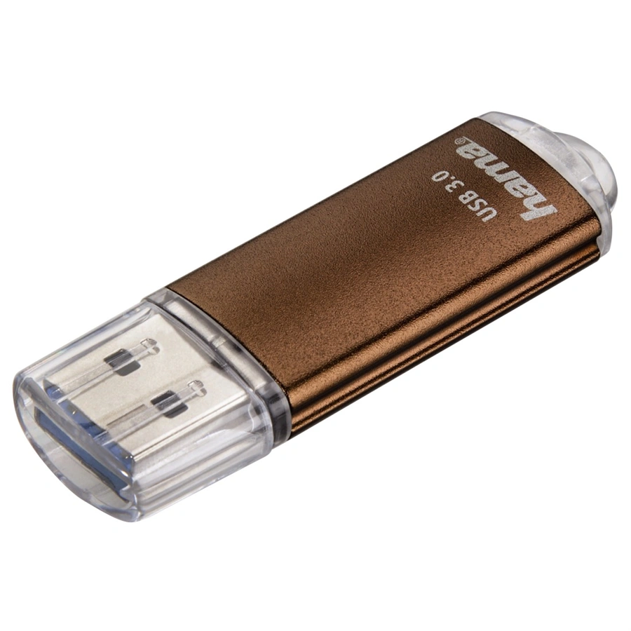 Hama FlashPen Laeta, USB 3.0, 64 GB, 40 MB/s, hnědá