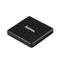 Hama Multi čtečka karet USB 3.0, SD/microSD/CF, černá