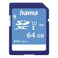 Hama SDXC 64 GB Class 10, UHS-I 90 MB/s