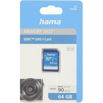 Hama SDXC 64 GB Class 10, UHS-I 90 MB/s