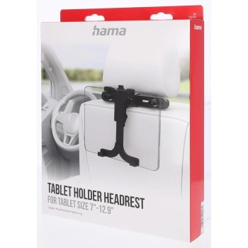 Hama držák do auta, pro tablet 7"-12,9", upevnění na opěrku hlavy, otočný o 360°
