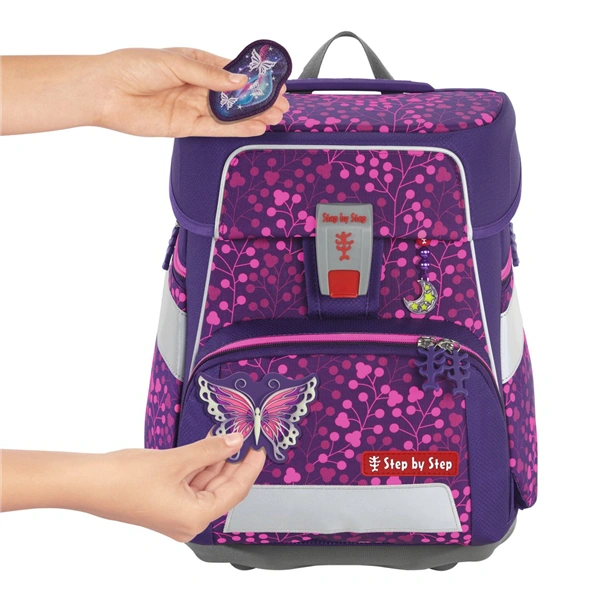 Doplňková sada obrázků MAGIC MAGS Glow Buttefly Night Ina k aktovkám GRADE, SPACE, CLOUD, 2IN1 a KID