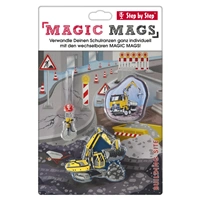 Doplkov sada obrzk MAGIC MAGS Bagr k aktovkm GRADE, SPACE, CLOUD, 2v1 a KID