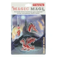 Doplkov sada obrzk MAGIC MAGS Drak Drako k aktovkm GRADE, SPACE, CLOUD, 2v1 a KID