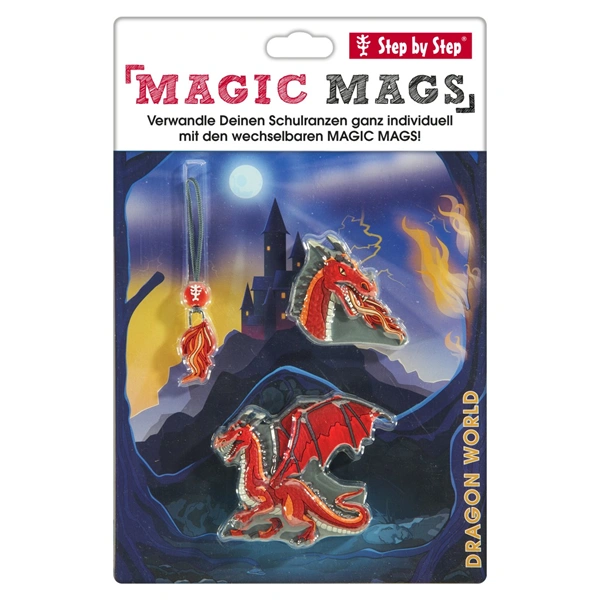 Doplňková sada obrázků MAGIC MAGS Dragon Drako k aktovkám GRADE, SPACE, CLOUD, 2v1 a KID