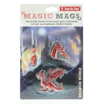 Doplňková sada obrázků MAGIC MAGS Dragon Drako k aktovkám GRADE, SPACE, CLOUD, 2v1 a KID