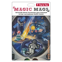 Doplkov sada obrzk MAGIC MAGS Astronaut Cosmo k aktovkm GRADE, SPACE, CLOUD, 2v1 a KID