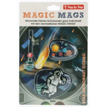 Doplňková sada obrázků MAGIC MAGS Star Astronaut Cosmo k aktovkám GRADE, SPACE, CLOUD, 2v1 a KID